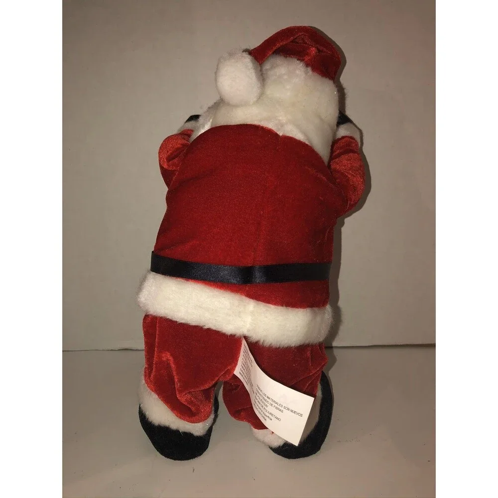Gemmy Santa Claus Animated Dancing 13” Plush Christmas Cha Cha Slide SEE VIDEO